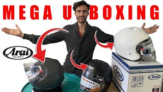 Unboxing du casque moto et scooter Arai SZR VAS 2021  Le roi des Jets sportifs sort le grand jeu [upl. by Imorej]