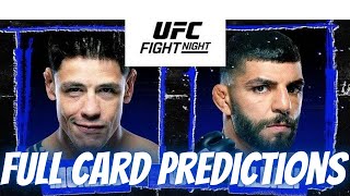 UFC Fight Night Moreno Vs Albazi Full card predictions [upl. by Cissy819]