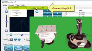Control MAD Pan amp Tilt Head with PTZ Controller and Joystick [upl. by Roseanne134]