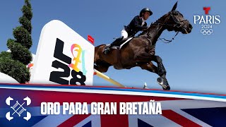 Gran Bretaña repite medalla de oro en equitación  Juegos Olímpicos París 2024  Telemundo Deportes [upl. by Abrahams613]