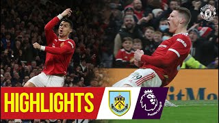 Highlights  McTominay Sancho amp Ronaldo fire Reds to victory  Manchester United 31 Burnley [upl. by Yanttirb]