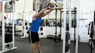 How To Straight Arm Cable Press Down Exercise [upl. by Steffy]