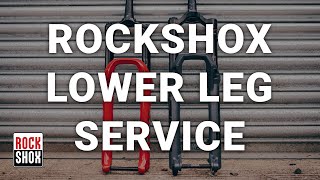 How To Perform A RockShox Lower Leg Service  Mountain Bike Tech Tuesday [upl. by Leugim]