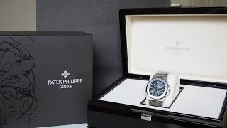 4K Review Patek Philippe Nautilus 57121A Unboxing [upl. by Luehrmann195]