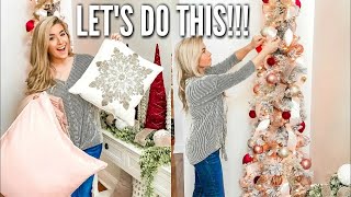 CHRISTMAS CLEAN AND DECORATE WITH ME PART 1  CHRISTMAS DECOR 2019 HOME TOUR  Love Meg 20 [upl. by Nyleuqcaj]