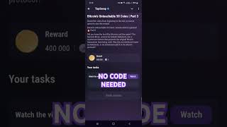 Bitcoin’s Untouchable 50 Coins Genesis Block Explained 🔥 3  Tapswap Code  Tapswap  Code Tapswap [upl. by Levins439]