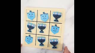 Chanukah Wood Tic Tac Toe Game [upl. by Selassie945]