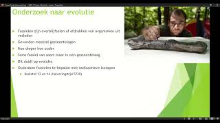 Klas 4 VWO Thema 4 Evolutie Basisstof 6 Onderzoek naar evolutie deel 2 [upl. by Labanna]