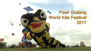 Pasir Gudang World Kite Festival 2017 Festival Layang Layang Sedunia Pasir Gudang Malaysia [upl. by Ellenwad]