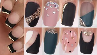 50 NEW YEARS EVE NAIL DESIGNS  huge glitter nail art compilation [upl. by Willi]