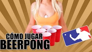 CÓMO JUGAR BEERPONG  BANAZMX [upl. by Airdnas817]