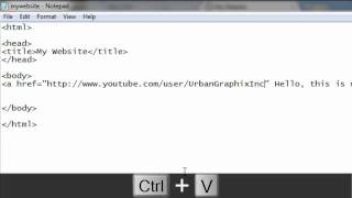 Adding Hyperlinks  HTML Tutorial [upl. by Ydak522]