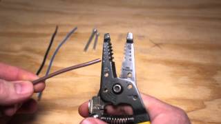 Klein Wire Stripping Tool  How To Use a Wire Stripping Tool  Best Electrician Tools [upl. by Letha]