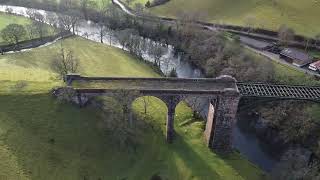 Waterside Viaduct Cumbria  Ingleton branch line [upl. by Nolte]