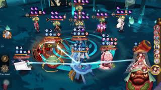 Onmyoji Global Server  Higanbana Secret Zone Stage 10 [upl. by Dusen]