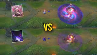 T1 Orianna vs Dark Star Orianna Skin Comparison  League of Legends [upl. by Lekcar]