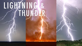 CRAZY Lightning Storms with LOUD Thunder [upl. by Levins919]