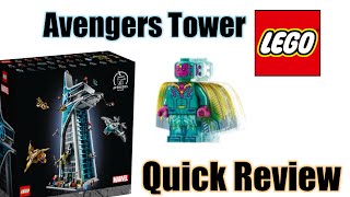 Lego Marvel Avengers Tower Quick Review [upl. by Kyrstin]