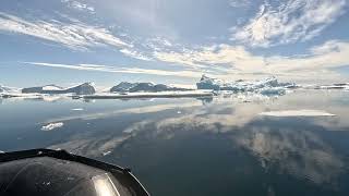 Zodiac Cruising on the Antarctic Peninsula [upl. by Coh]