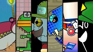 Super Paper Mario  All Bosses [upl. by Mcnully561]