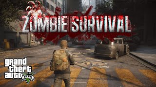 GTA 5 Zombie Apocalypse Survival Ep 19 [upl. by Yeleak]