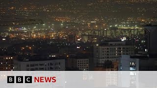 Israel has hit Tehran and other sites in Iran with retaliatory air strikes  BBC News [upl. by Nolram249]