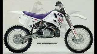 Evolution of KTM sx250 from 1973 to 2014 [upl. by Esil]