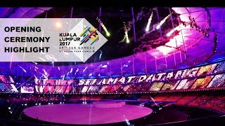 Malaysia  29th SEA Games KL 2017 Opening Ceremony  Highlight  HD [upl. by Iclek]