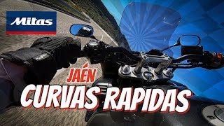 PROBAMOS LOS NEUMÁTICOS MITAS EN CURVAS RÁPIDAS CON YAMAHA FZ1 [upl. by Akemahs]