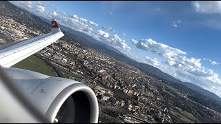 ROCKET Takeoff SWISS A220100 Florence Peretola [upl. by Fromma]