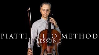 A Piatti Cello Method Lesson 3  Scales and Easy Exercises in First Position  Cello Lessons Online [upl. by Fortune]