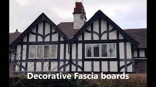 How to make decorative Fascia boards Rebuilding Traditional Barge Boards [upl. by Ahsiakal]