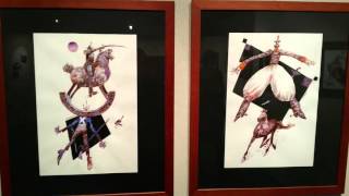 Expo Sergio Toppi  BD Boum  Blois 2015 [upl. by Dnalkrik449]