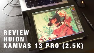 REVIEW HUION Kamvas 13 pro 25K [upl. by Llyrpa]