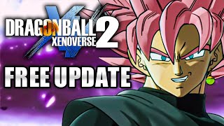 NEW FREE SUPER SAIYAN ROSE UPDATE  Dragon Ball Xenoverse 2 DLC [upl. by Pulcheria]