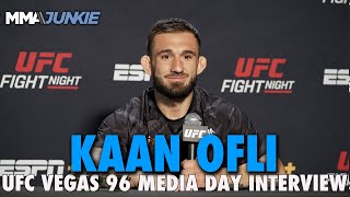 Kaan Ofli Wants to Be Backup for Brian Ortega vs Diego Lopes at Sphere  UFC on ESPN 62 [upl. by Det602]