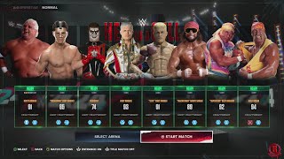 WWE 2K24  All Characters amp Arenas  DLC 40 Years of Wrestlemania Edition [upl. by Jere782]