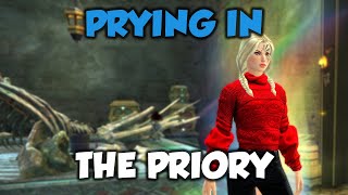 Guild Wars 2 Prying in the Priory Achievement Trial and Error [upl. by Anelat813]