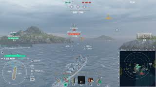 World of Warships  Los Andes in 3vs3 Brawl  Unsinkable [upl. by Monti]