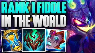 BEST FIDDLESTICKS IN THE WORLD INCREDIBLE SOLO CARRY GAMEPLAY  CHALLENGER FIDDLE JUNGLE  S14 [upl. by Annawoj]