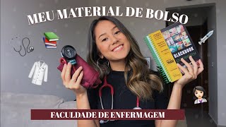 MEU MATERIAL DE BOLSO E DE ESTUDOS  Faculdade de Enfermagem [upl. by Acim]