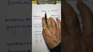 Geometrical isomer calculation in octahedron complex with symmetrical bidentate ligand shorts [upl. by Iverson30]