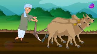 लालची किसान  LALCHI KISAN  Hindi Story  Hindi Kahaniya Moral Stories  cartoon story [upl. by Eenwat]