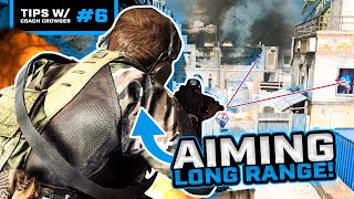 HOW TO HAVE BETTER LONG RANGE AIM IN COD WARZONE COACH CROWDER TIPS [upl. by Tybalt]