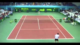 Tennis Classic 2009 Ivanisevic amp Stich in Bratislava [upl. by Fellner]