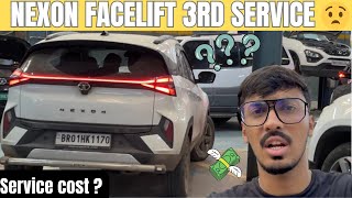 Nexon facelift 3rd service cost 💸 watch this video before going to service center😧 [upl. by Ynetruoc]