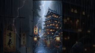 🌧️ Relaxing Rain Sounds  Serene Japanese Temple ASMR ⛩️ [upl. by Hguh]