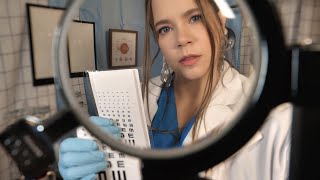 ASMR Optometrist Eye Exam  Lens 1 or 2  Phoropter Lens Exam [upl. by Stephenie437]