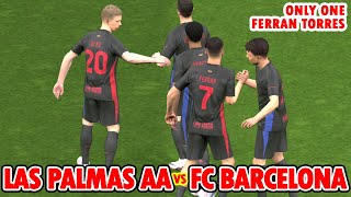 Highligths Las Palmas AA vs FC Barcelona  Efootball  Liga Spanyol [upl. by Peck210]