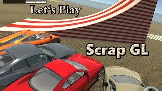 Lets Play Scrap GL 3D Multiplayer Driving amp Building Game [upl. by Agnot]